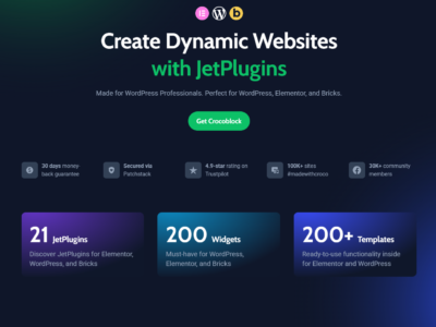 Crocoblock – Create Dynamic Websites with JetPlugins
